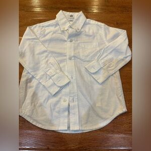 Janie and Jack Classic White Button-Up Shirt